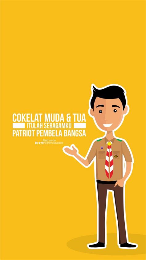 Yak di halaman ini kami akan bagikan siluett tunas kelapa yang bisa kakak. Wallpaper Pramuka Design By @kakmaruf | Pramuka, Kartun, Motivasi