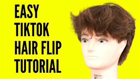 Easy Tiktok Hair Flip Tutorial Thesalonguy Youtube