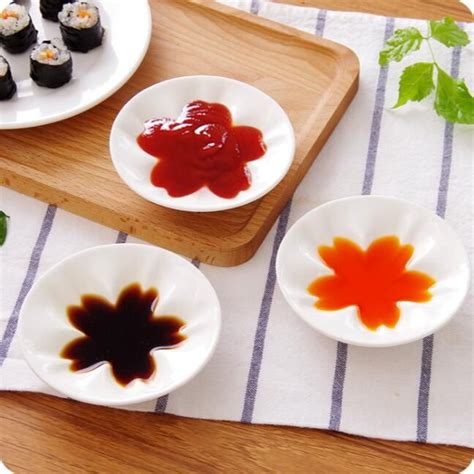 Japan Style Ceramic Tableware Flavored Plate Multifunctional Condiment
