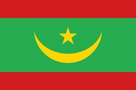 Mauritanië Vlaggenparade