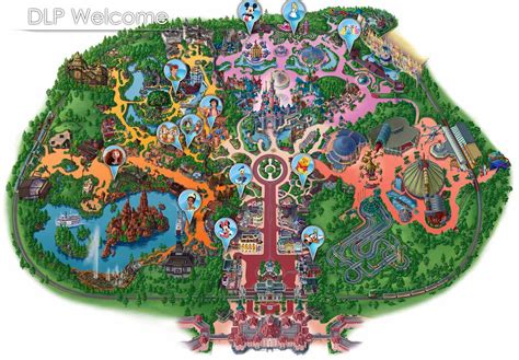 Cerca del rer a, de disney village y los hoteles disney (más información en planifica tu visita a disney orlando). Disneyland-Paris-Map - MiceChat