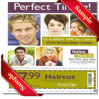 50% off (51 years ago) great clips coupo. Great Clips - Free Printable Coupons