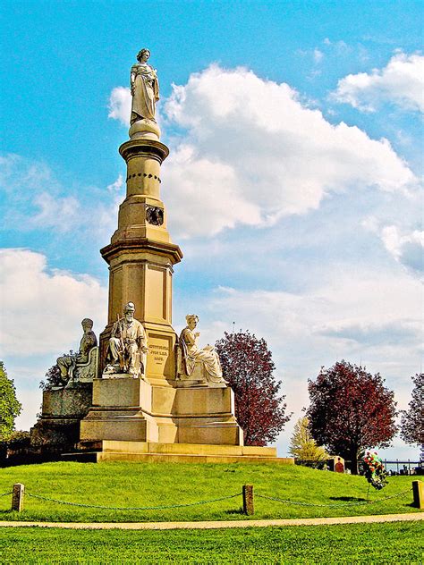 Kentucky Gettysburg Address Monument In Gettysburg National Military
