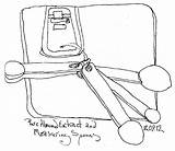 Baking Measuring Spoons Drawing Getdrawings sketch template