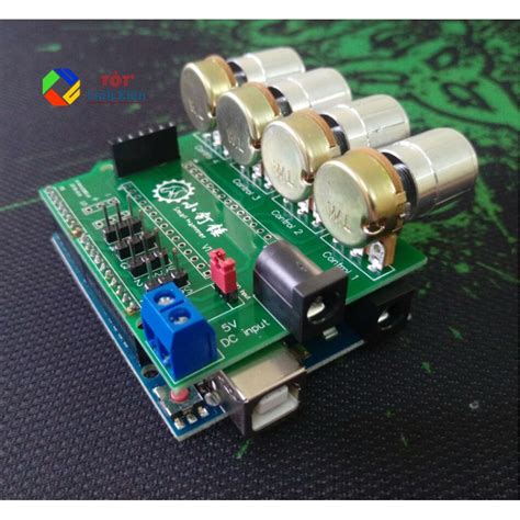 Bộ Cánh Tay Robot 4 Bậc Đầy Đủ Điều Khiển Biến Trở Arm 4dof Arduino Uno R3 Control Holcim