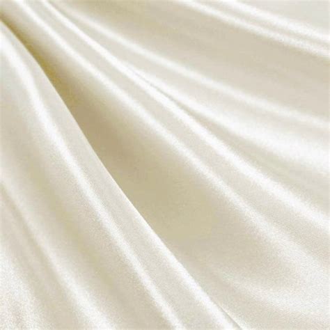 Ivory Bridal Premium Silk Satin Fabric By The Yard Etsy