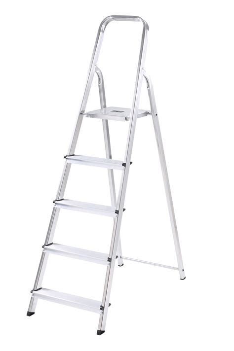 Abru 5 Tread Aluminium Step Ladder 164m Departments Diy At Bandq