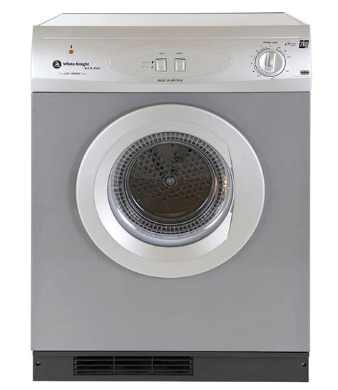 White Knight C44A7S 7kg Vented Tumble Dryer Silver: Amazon.co.uk: Large