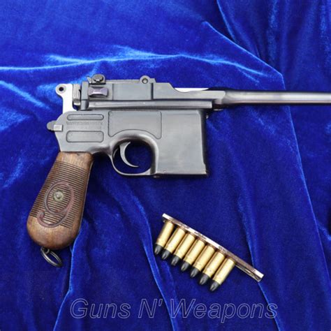 Mauser C96 Ww1 9mm Red 9 Self Loading Pistol Sold Guns N Weapons