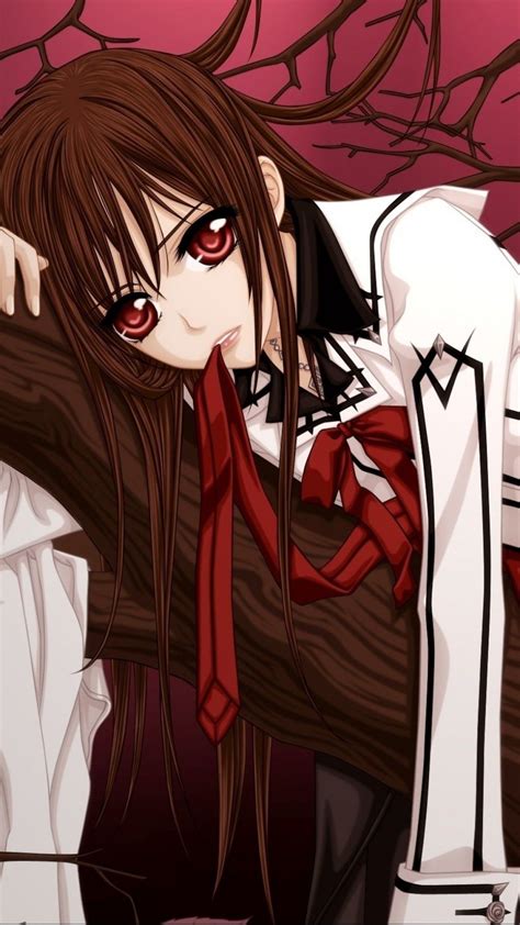 Anime Vampire Girl With Brown Hair