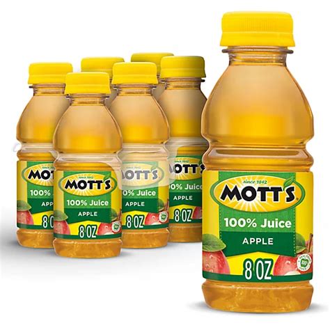Motts Juice 100 Apple Original 6 8 Fl Oz Safeway