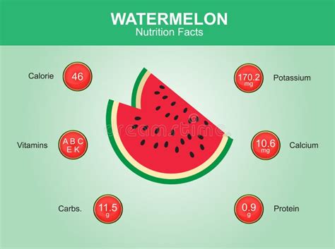 Watermelon Nutrition Facts Watermelon Fruit With Information