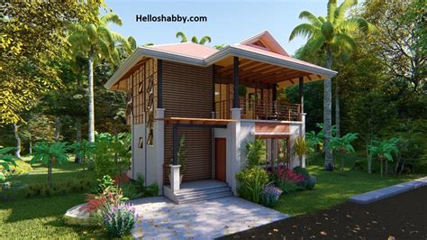 2 Storey Modern Amakan House Design With 2 Bedroom