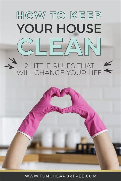 How To Keep Your House Clean Fun Cheap Or Free