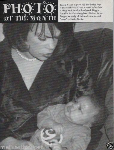 Faith Evans And The Late Great Biggie Smalls Son Christopher Wallace Jr This Is A Classic