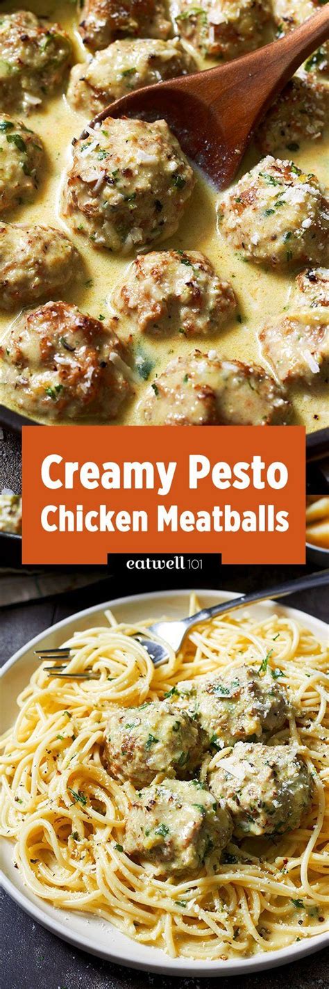 Creamy Chicken Meatballs Recipe — Eatwell101