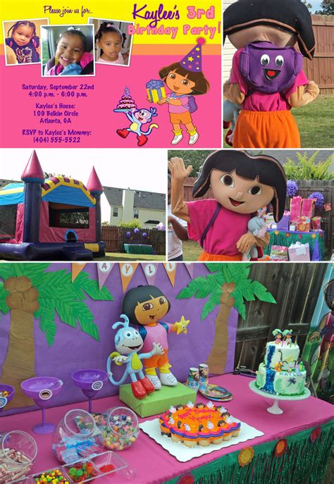 Dora The Explorer Themed Birthday Party Styled By Signature Explorer Birthday