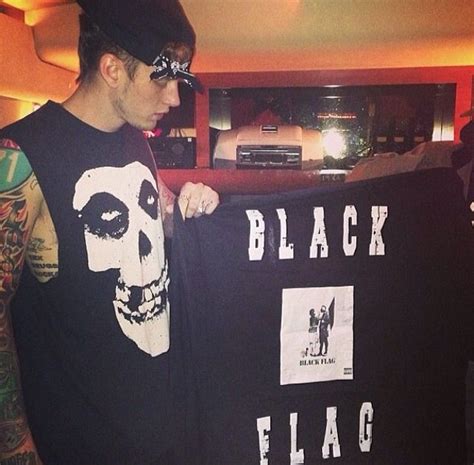 Black Flag Xx Mgk Lace Up Bad Boys 3 Colson Baker Machine Gun Kelly