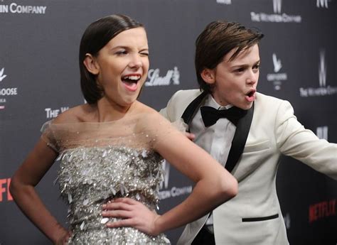 A Look Back At Millie Bobby Brown And Noah Schnapps Cute Friendship In