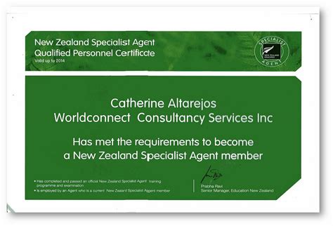 Nz Specialist Agent Worldconnect Consultancy Services