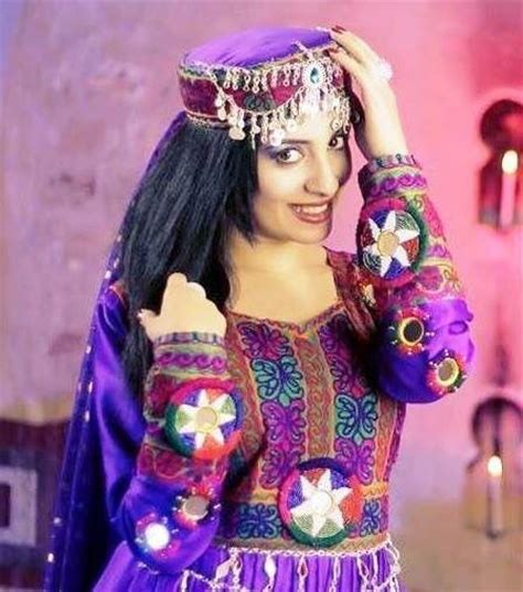 Farzana Naz Afghan Singer With Her Traditonal Afghan Dress