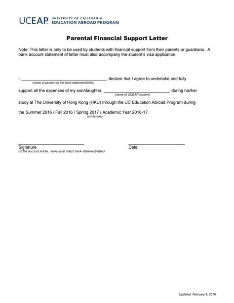 Letter Of Financial Support Sample New 40 Proven Letter Of Support