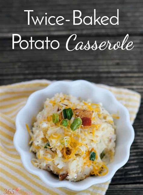 Arrange the potatoes on a single layer on a baking sheet and place it in the center of the oven. Twice Baked Potato Casserole - Simple and Seasonal