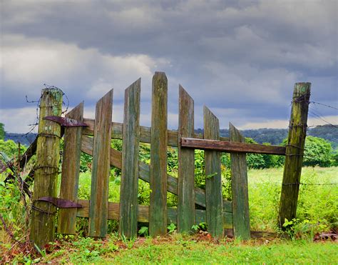 Old Country Gate Photograph By Steven Michael