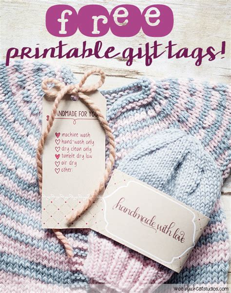 Crocheted With Love Printable Gift Tags Freeprintablecrochettags My