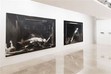 Nicola Samorì Die Verwindung Exhibition At Mazzoli Gallery