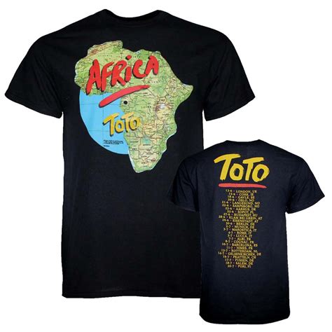 Toto Toto Africa Tour T Shirt Loudtrax