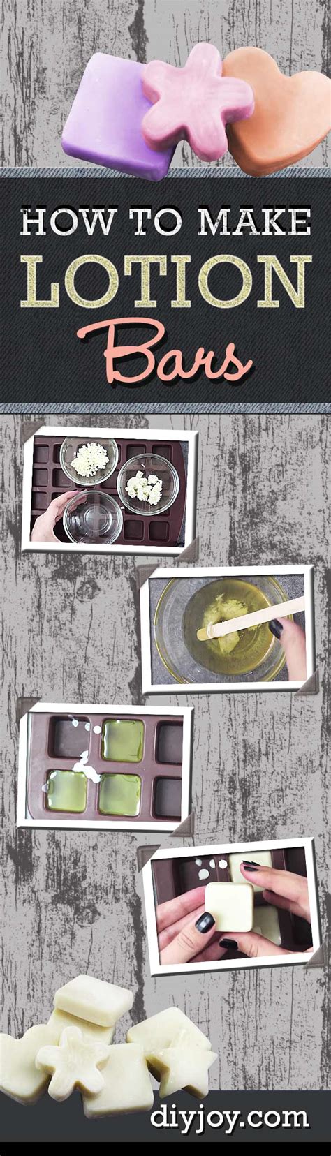 Easy to make lotion bars. DIY Lotion Bars