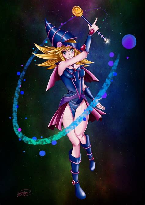 Dark Magician Girl By Xenoviaaluma77 Anime Character Drawing Dark