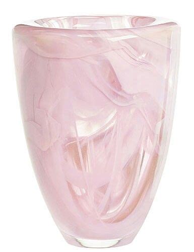 Pink Crystal Vase Pink Glass Powder Pink Crystal Vase