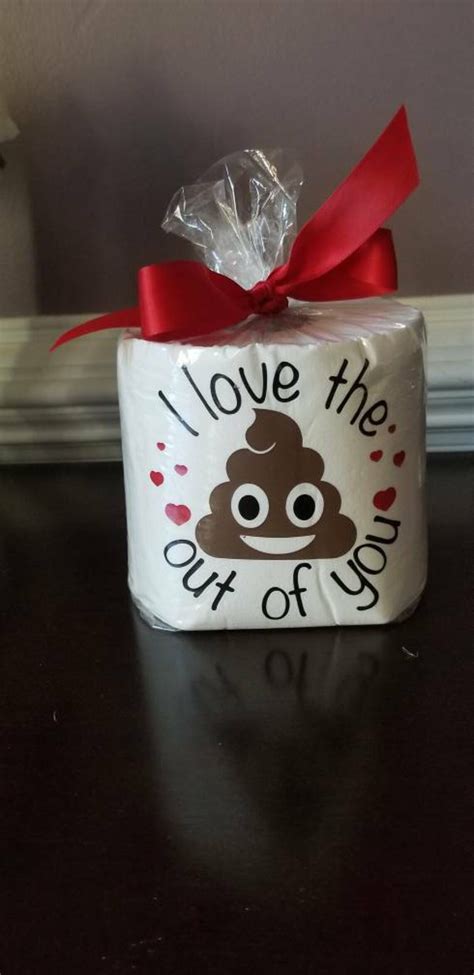 I Love The Poop Out Of You Toilet Paper Personalized Poop Etsy