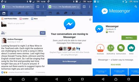 Since facebook deactivated the messaging feature within their mobile app, users appear to have no choice but to switch to the separate messenger app. How to send a Facebook message without Facebook Messenger ...