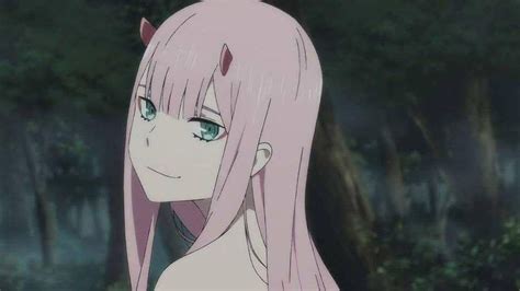 Aesthetic Anime Girl With Pink Hair And Horns