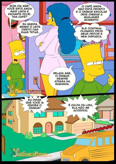 Bart Simpsons Comendo Minha Mãe Cartoons Os Simpsons Quadrinhos Pornô
