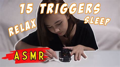asmr 15 triggers for you relax and sleep【音フェチ】 youtube