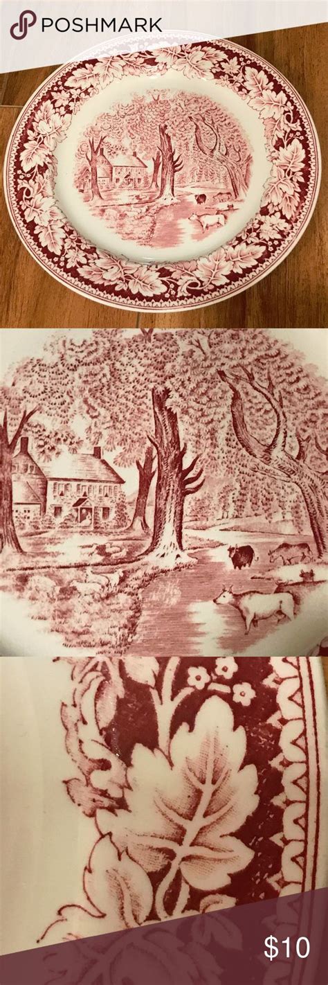 Currier And Ives Home Sweet Home Pink Pattern Pink Patterns Currier