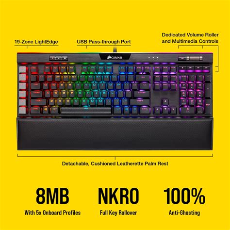 Corsair K95 Rgb Platinum Xt Mechanical Gaming Keyboard — Cherry Mx