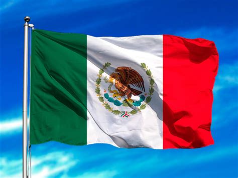 El águila en la los colores de la bandera de méxico también tienen un origen histórico. Bandera de México - Oedim Decor