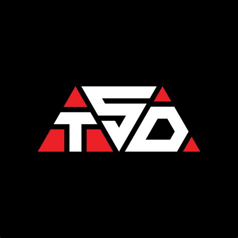 Diseño De Logotipo De Letra Triangular Tsd Con Forma De Triángulo