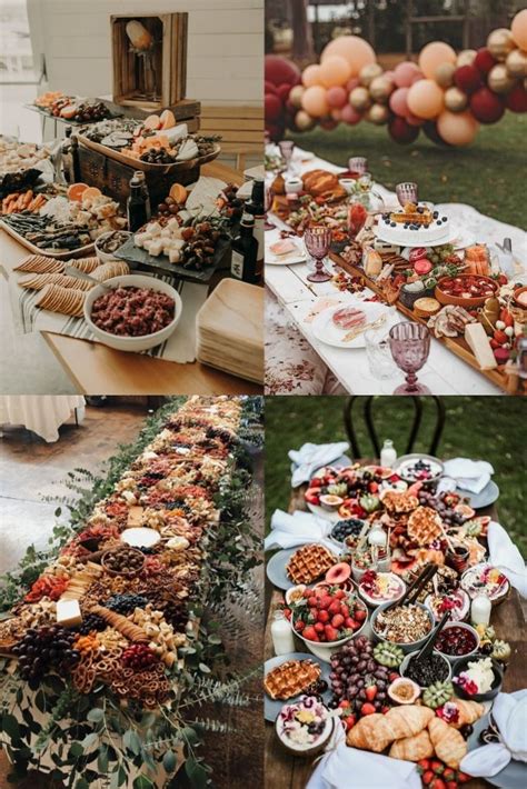 30 delicious wedding charcuterie table food ideas simple wedding cake rustic charcuterie