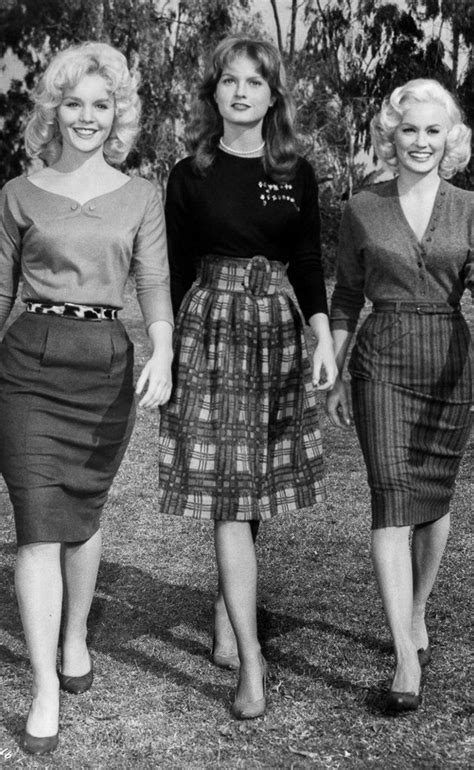 Tuesday Weld Mijanou Bardot And Mamie Van Doren 1960 Fashion Vintage Outfits 1950s Fashion