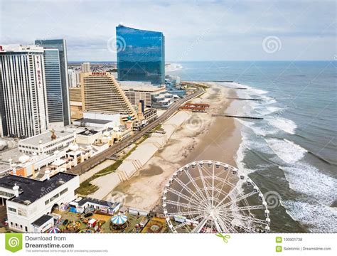 Atlantic City Usa September 20 2017 Atlantic City Waterline