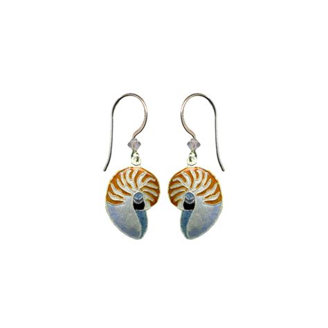 Nautilus earrings — Bamboo Jewelry | Bamboo jewelry, Cloisonne jewelry, Jewelry