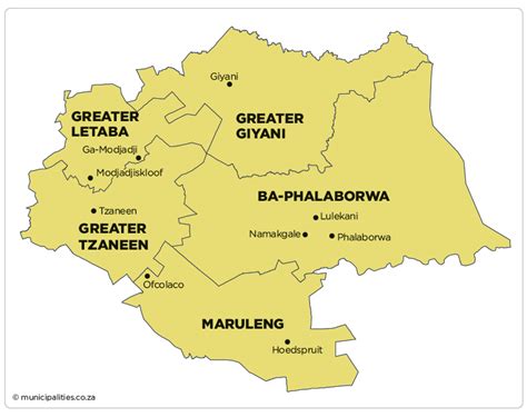 Mopani District Municipality Map