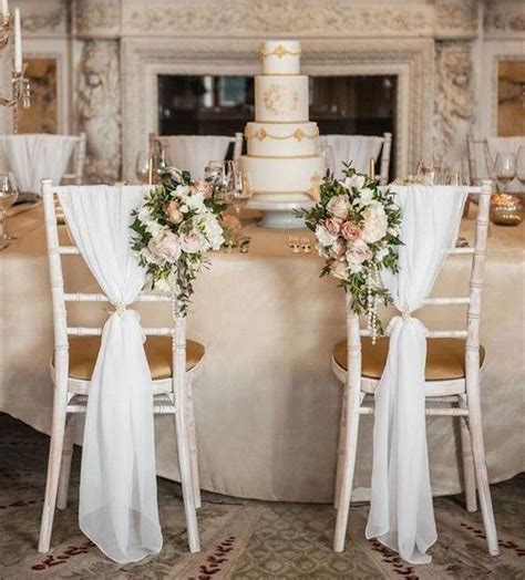 20 Elegant Wedding Chair Decoration Ideas With Fabric And