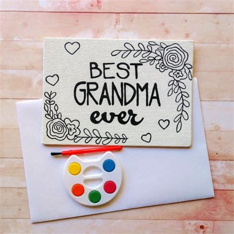 Best gifts for grandma with dementia. Personalized DIY Grandma Card Best Grandma Ever Card Great ...